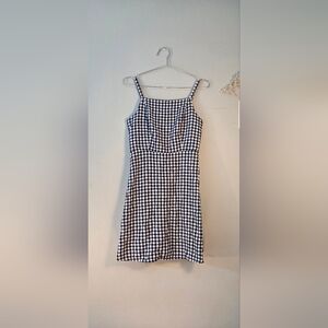 Old Navy Linen Gingham Mini Dress Women's size S